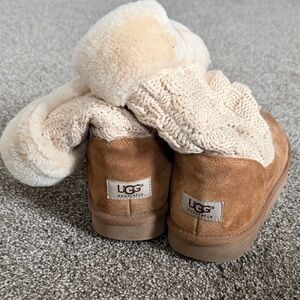 UGG Kids' Tan and Cream Boots
